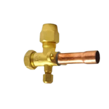 Válvula Serviço 3/4 Ar Split C/Acesso 1/4Sae tipo Schrader para Carga Gás