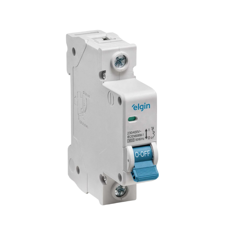 Mini Disjuntor Unipolar 10A - Elgin