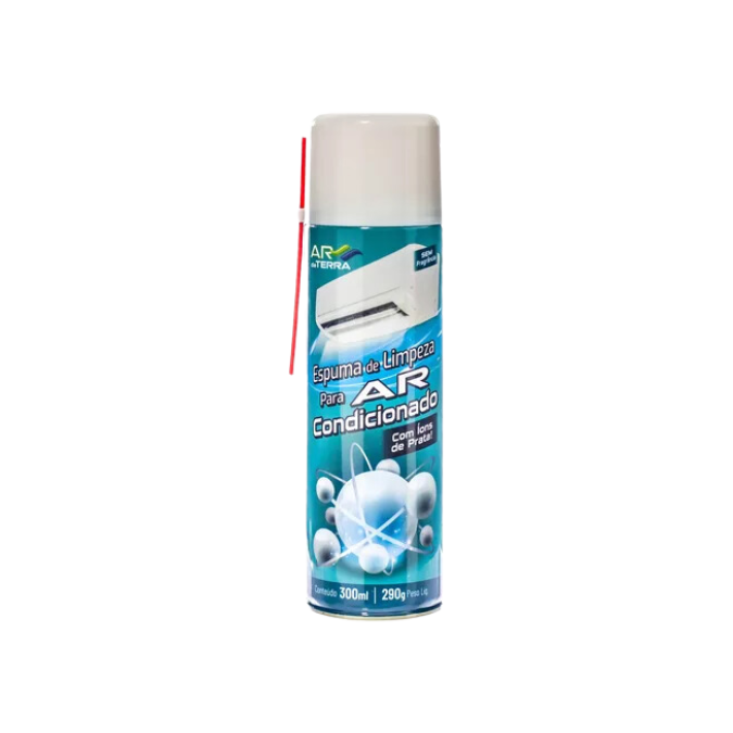 Espuma de Limpeza para Ar Condicionado com Íons de Prata 300ml - Ar da Terra