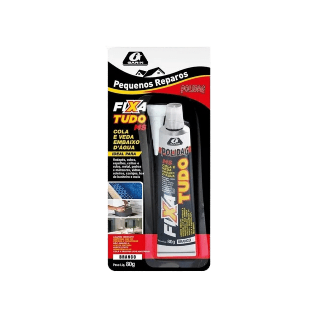 Kit Dobradiça ( Par ) BWC10 / BWC11 + Cola Fixa Tudo 80g - BURDOG
