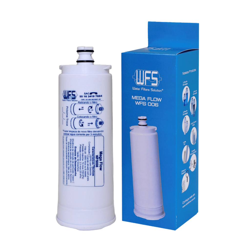 Refil Mega Flow p/ Purificadores IBBL FR600 MODELO bico redondo ( antigo) - WFS