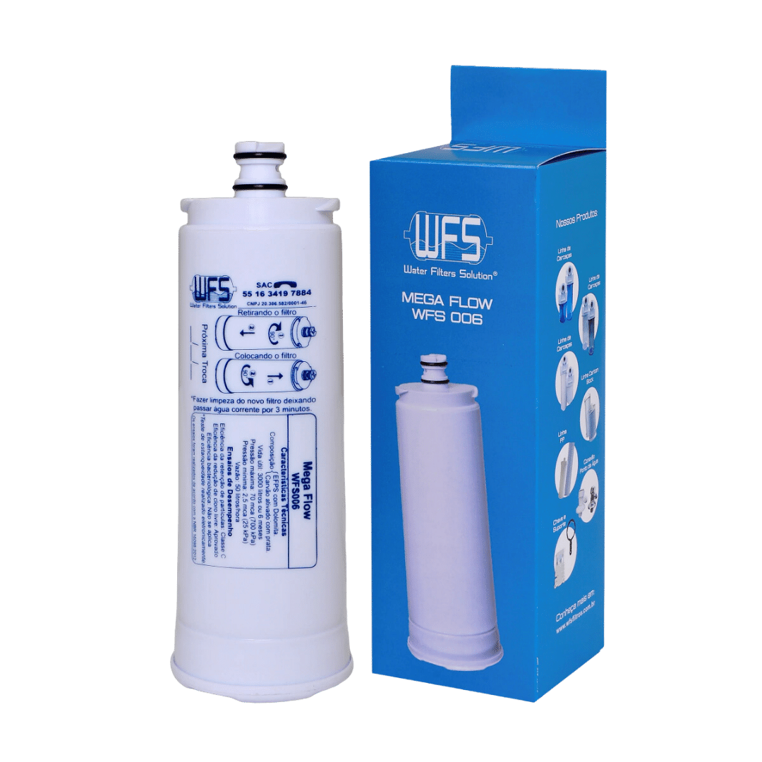 Refil Mega Flow p/ Purificadores IBBL FR600 MODELO bico redondo ( antigo) - WFS