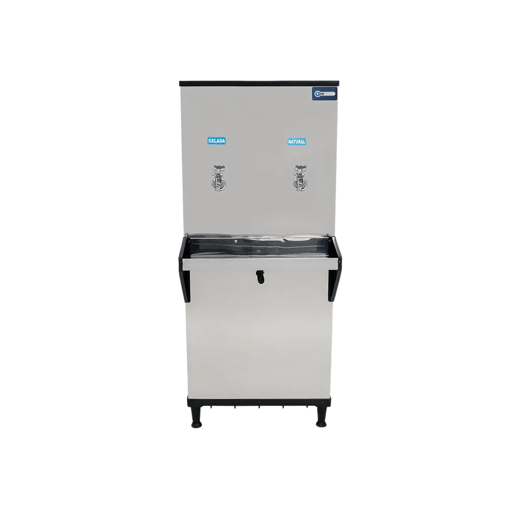 Bebedouro Industrial 50L 220v  NG 2 Torneiras ( 1 gelada e 1 natural ) - Myshop