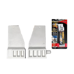 Kit Dobradiça ( Par ) BWC10 / BWC11 + Cola Fixa Tudo 80g - BURDOG