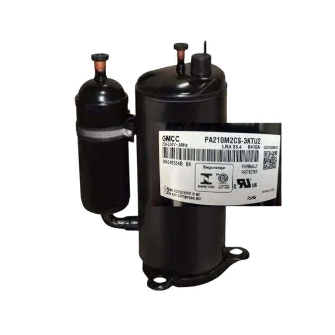 Compressor Rotativo 21000 / 24000 BTUS R410 ( PA210M2CS 3KTU2 ) - GMCC