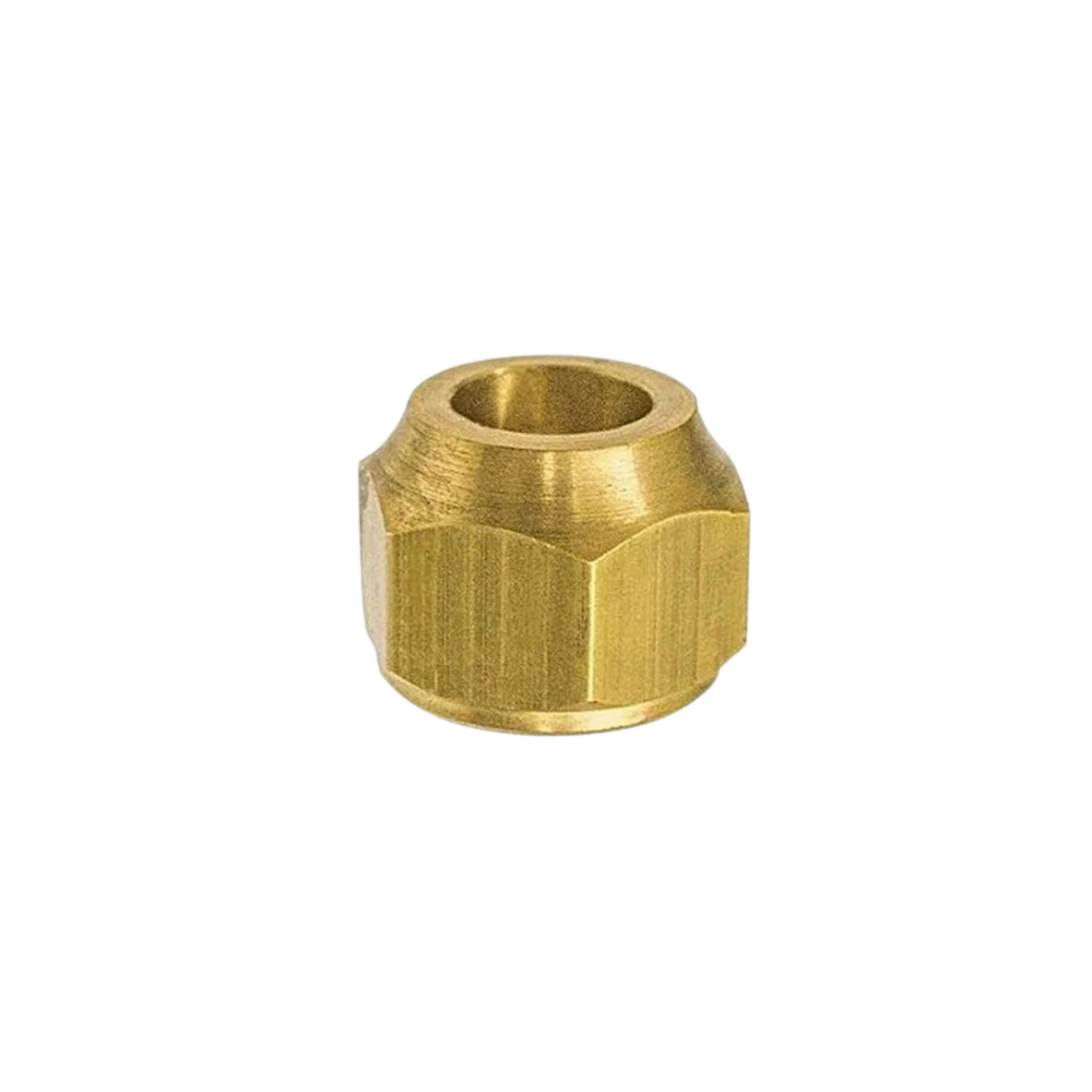 Porca Latao Conexão Ar Condicionado Redutora 1/2 x 3/8 - Madasa