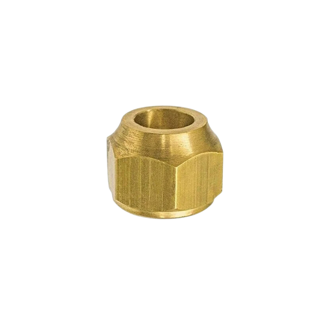 Porca Latao Conexão Ar Condicionado Redutora 1/2 x 3/8 - Madasa