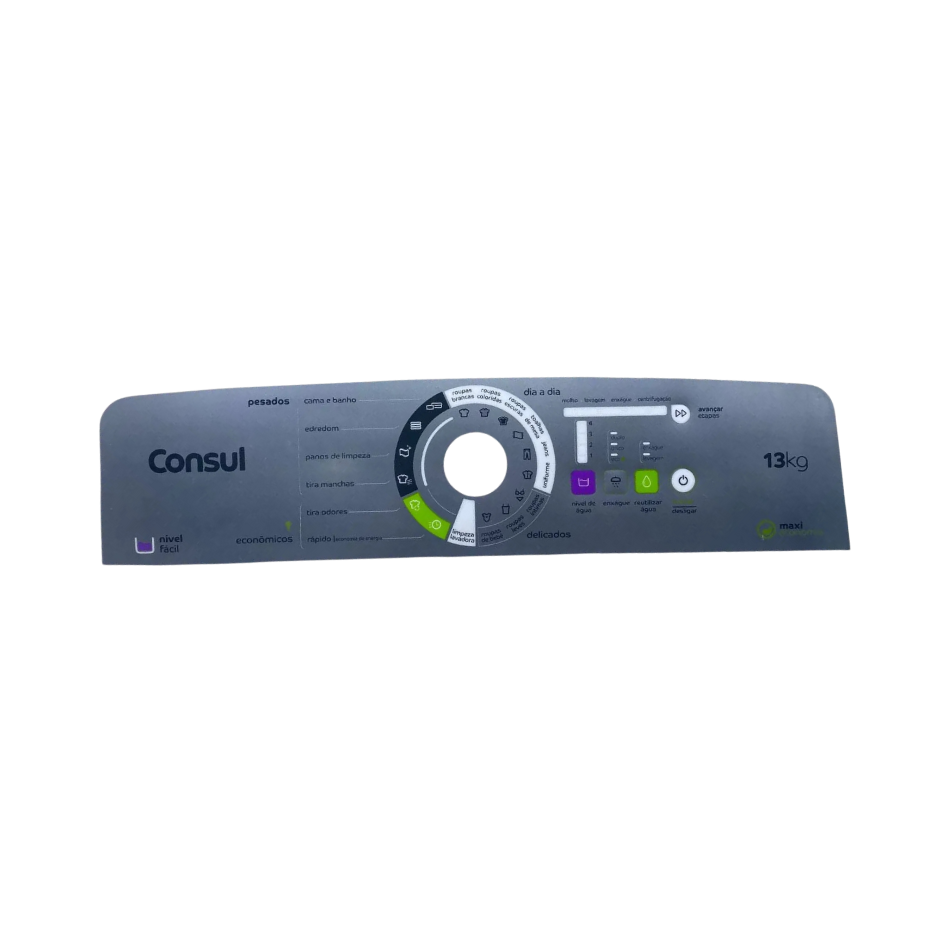 Painel Decorativo Compatível CWE13 Prata - Consul