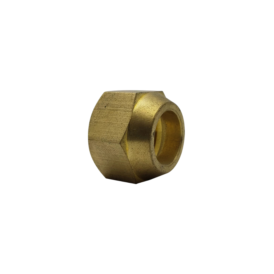 Porca Latao Conexão Ar Condicionado Redutora 1/2 x 3/8 - Madasa