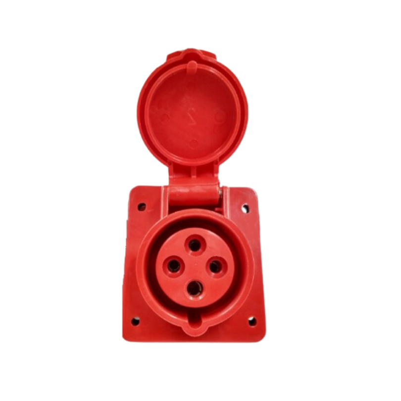 Tomada Embutir Industrial 3P+T / 380/440v /16a / LP44 (Tes-4046)