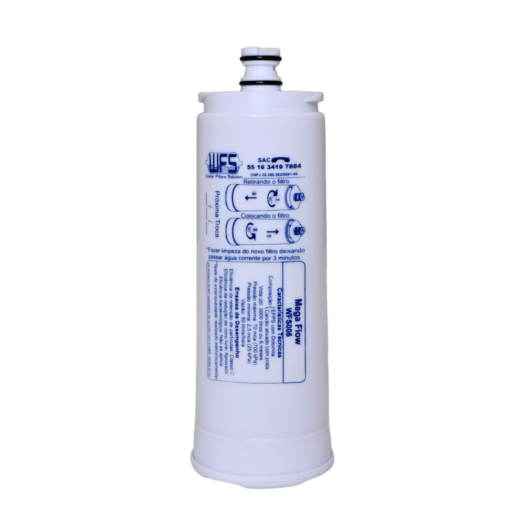 Refil Mega Flow p/ Purificadores IBBL FR600 MODELO bico redondo ( antigo) - WFS