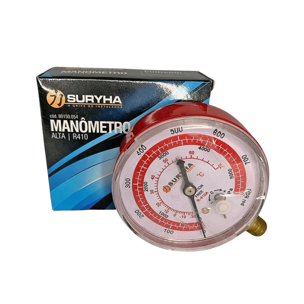Manômetro De Alta R410 / R32 - Suryha