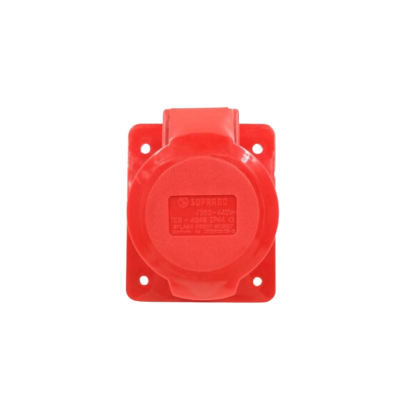 Tomada Embutir Industrial 3P+T / 380/440v /16a / LP44 (Tes-4046)