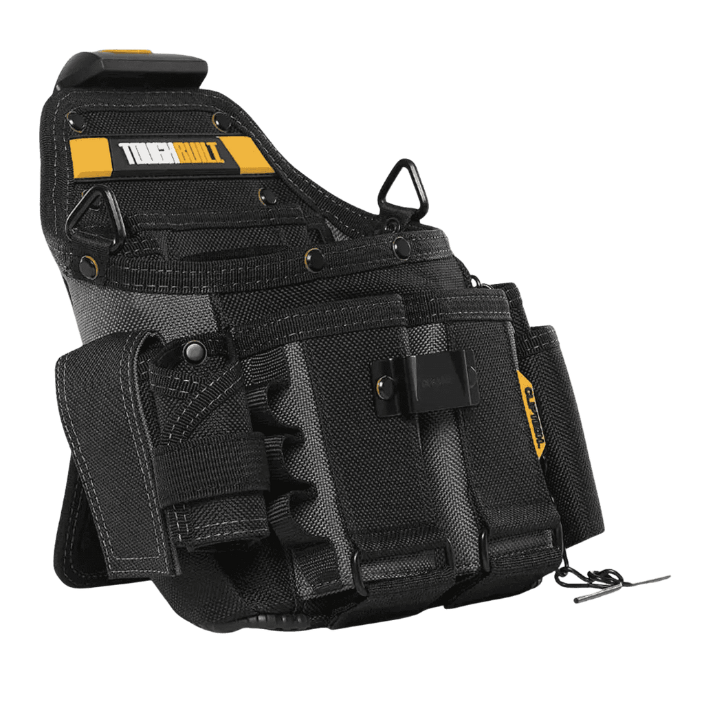 Bolsa Coldre c/ Alça p/ Mestre Eletricista Ferramentas com Cliptech - Toughbuilt