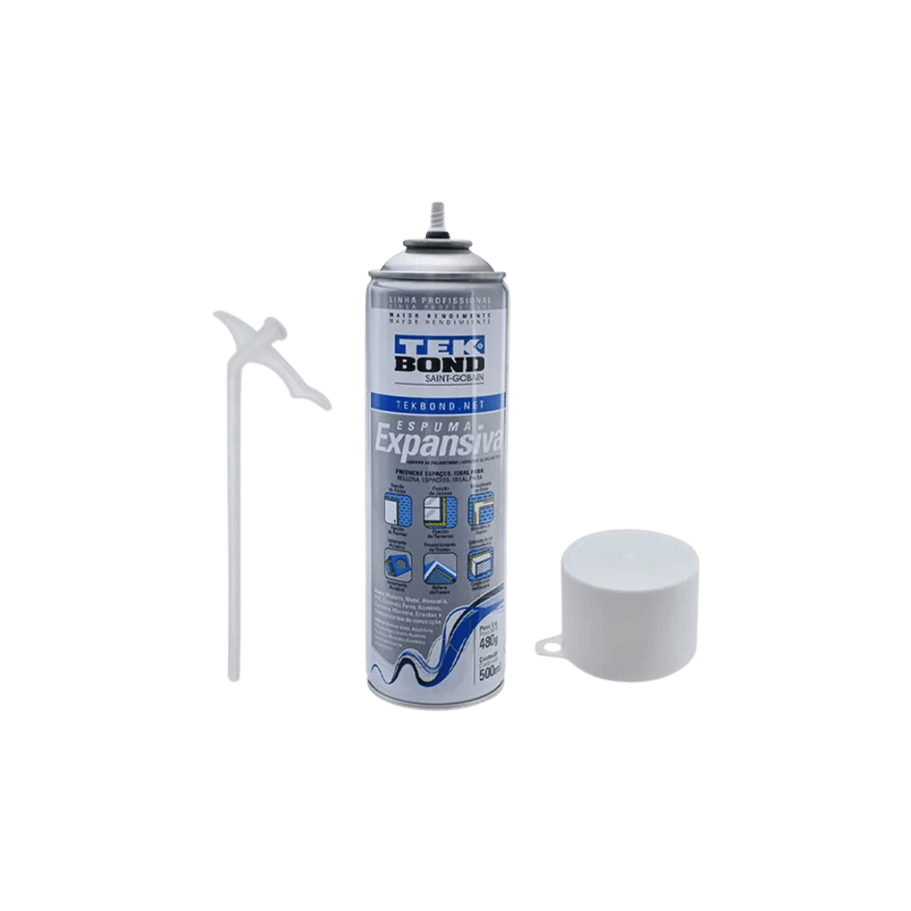 Espuma Expansiva PU 480g / 500ml - Tekbond