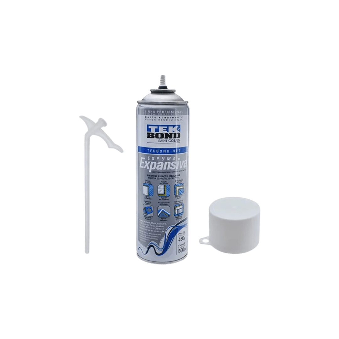 Espuma Expansiva PU 480g / 500ml - Tekbond