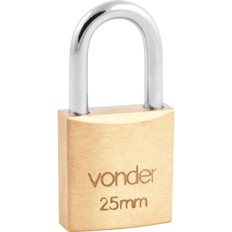 Cadeado De Latão 25 Mm  - Vonder