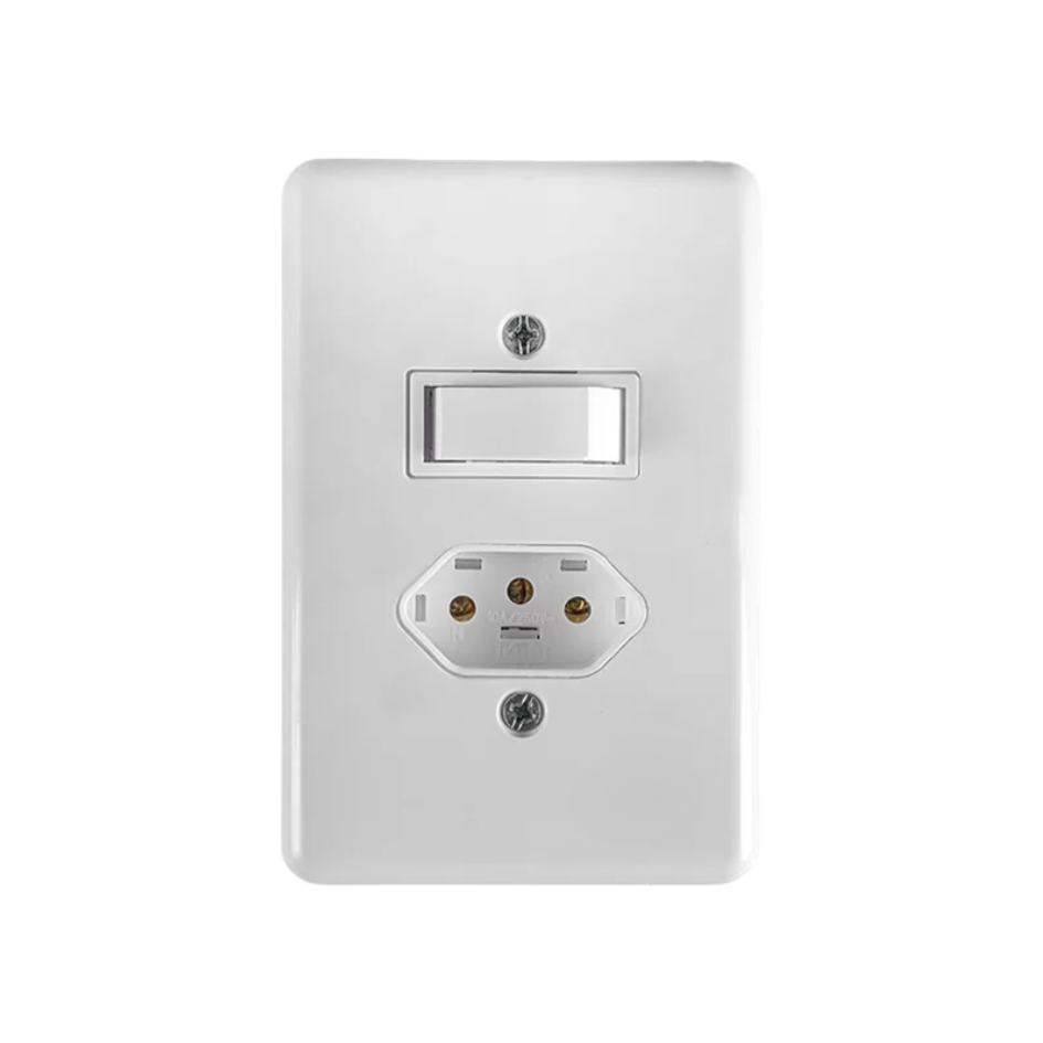 Interruptor Paralelo + Tomada 2p+t 10a/250v