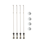 Conjunto Vara Suspensão Para Máquina de Lavar 8 á 11kg 4 Unidades Original - Brastemp / Consul