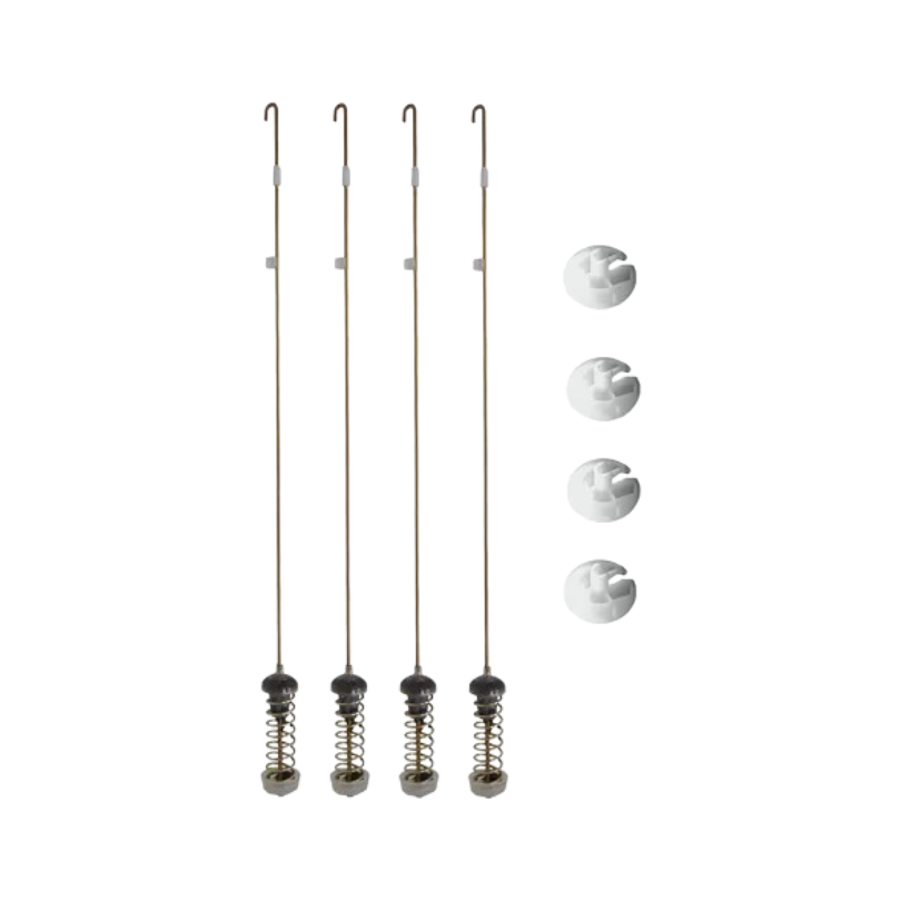 Conjunto Vara Suspensão Para Máquina de Lavar 8 á 11kg 4 Unidades Original - Brastemp / Consul