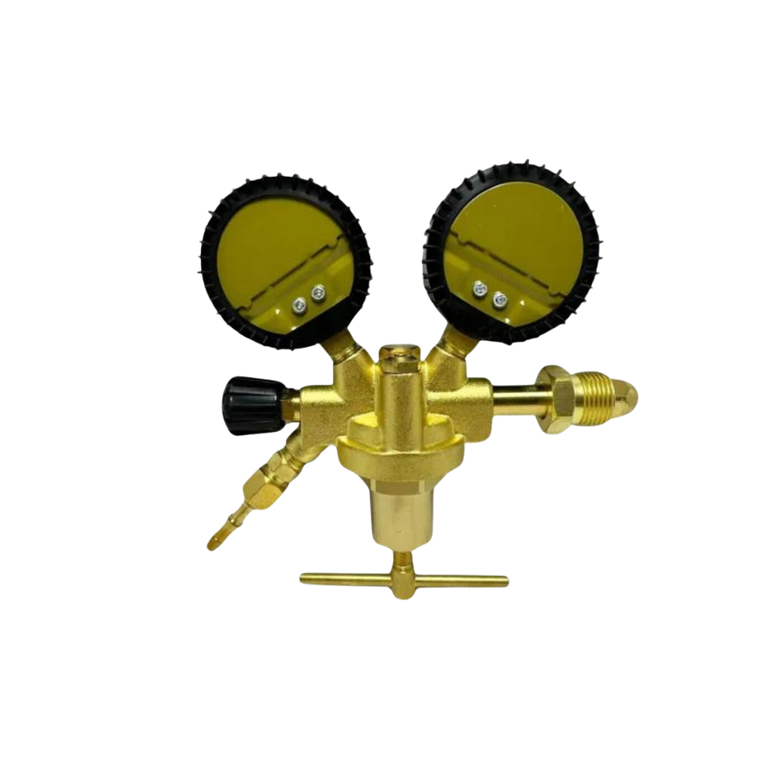 Regulador De Nitrogênio 1/4 ( Medidor de Alta 300 bar  / Baixa 70 bar ) - Hulter