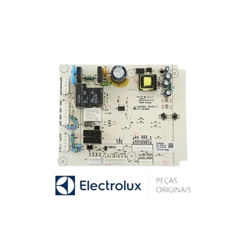 Placa Controle / Potência Geladeira DI80X / DFW64 / DFI80 / DT80X Bivolt - Electrolux Original