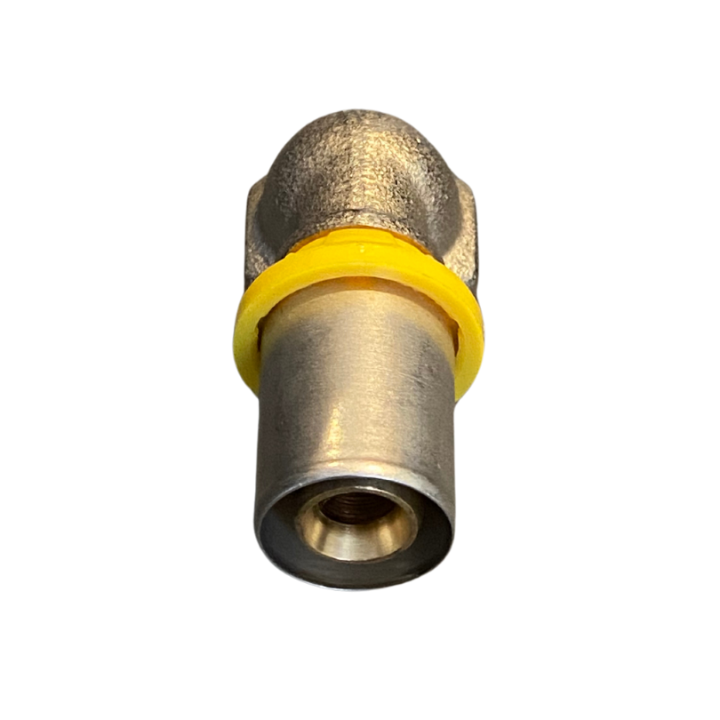 Cotovelo Fêmea p/ Gás 1/2 x 16mm Prensar (Multicamada) - EMMETI