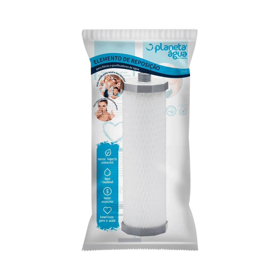 Refil Carbon Tech 9.3/4 POL/OC: 257 -  Planeta Agua