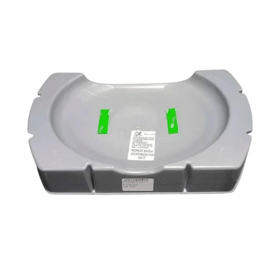 Recipiente Bandeja de Evaporacao Electrolux / Brastemp / Consul Cinza Burdog