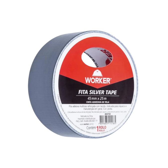 Fita Silver Tape Multiuso (45mmx25m) - Worker