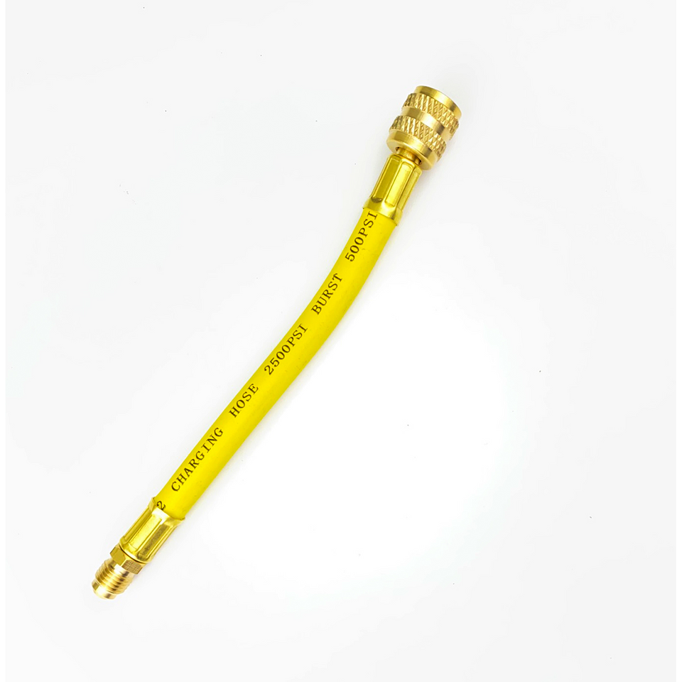Adaptador Para Manifold 1/4M x 5/16F Com Extensão ( mangueira amarela ) - Bravo