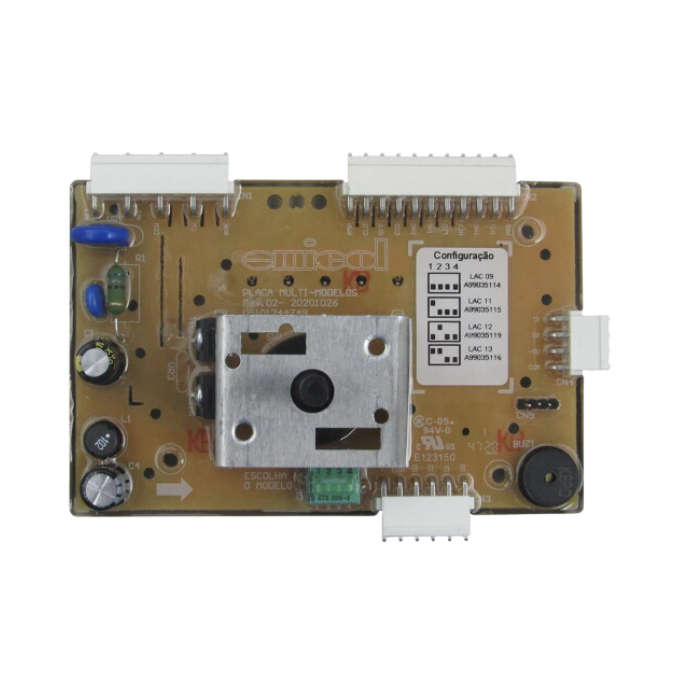Placa De Potência Bivolt Para Lavadora (LPR13/ LPR14/ LPR16/ LPR17/ LAC16/ LAP16) Original - Electrolux