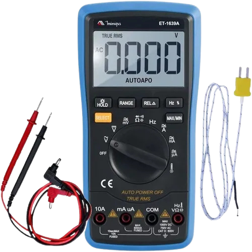 Multímetro Digital Cat Iii 600v True Rms Et-1639a - Minipa